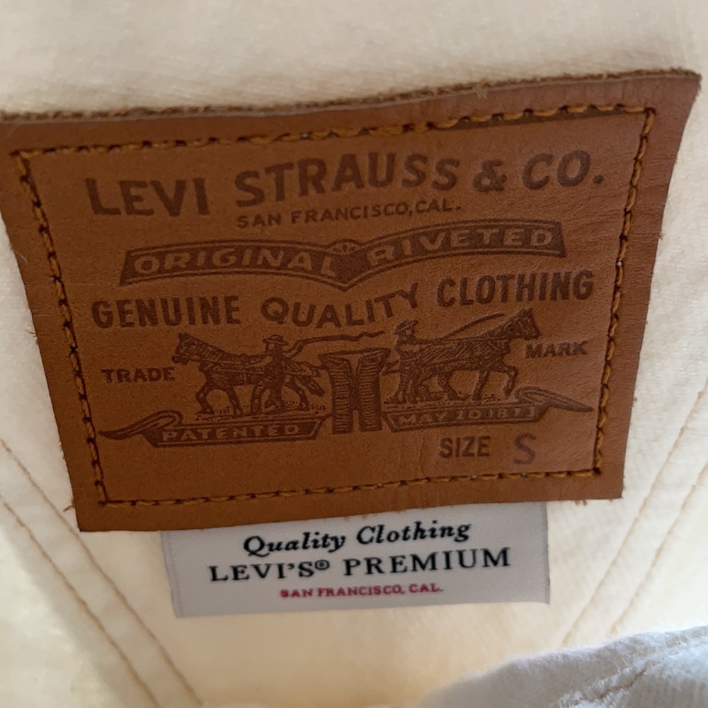 SOLD NWT Levi's Vintage Utility Shortall Tofu - Picture 7 of 11